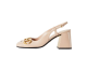 Gucci Horsebit Mid Heel Slingback Neutral (643892-C9D00-6705) pink 1