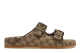 GUCCI Double g Alphabet Straps Fashion Sandals Slide Sandal Strap (658020-2HK60-9791) beige 3