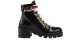 Gucci Sylvie Series Webbing Leather Ankle (481156-DKS30-1159) schwarz 2