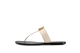 GUCCI Thong Sandal With Double G Leather (497444-A3N00-9022) beige 2