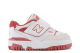 New Balance 550 Bungee Lace Top Strap Toddler (IHB550TF) weiss 6