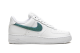 Nike Air Force 1 Low Glitter Swoosh Green (DH4407 100) weiss 6