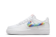 Nike Air Force 1 Low Rainbow Lace Swoosh GS (FQ4948 100) weiss 3
