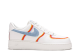 Nike Air Force 1 Low Sail Denim Swoosh womens (DJ4655-133) weiss 5