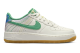 Nike Air Force 1 LV8 3 GS Low Heel Stitch Sail Stadium Green (FJ7540 100) weiss 2