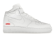 Nike Air Force 1 Mid x Supreme (FZ8784-100) weiss 4