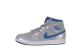 Jordan 1 Mid Wolf Grey Sport Blue (554724-025) grau 1