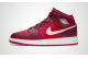 Jordan 1 Mid SE Air GS Quilt (AV5174-600) rot 1