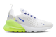 Nike Air Max 270 Volt Photon Dust Astronomy Blue gs (HJ9237-100) weiss 2
