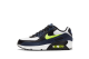 Nike Air Max 90 Leather Midnight Navy Volt GS (CD6864 401) bunt 1