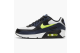 Nike Air Max 90 Leather Midnight Navy Volt GS (CD6864 401) bunt 2