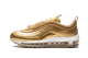 Nike Air Max 97 LX Metallic Gold womens (CJ0625-700) gold 2