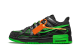 Nike Off x Air Rubber Dunk Green Strike (CU6015-001) schwarz 2