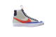 Nike Blazer Mid 77 Se Light Silver Midnight Navy Team gs (FQ7413-100) bunt 3