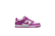 Nike Dunk Low Active Fuchsia GS (FJ0704 100) weiss 3