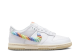 Nike Dunk Low Se Rainbow Lace Swoosh GS (FN4861 100) weiss 4