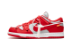 Nike Off x Dunk Low University (CT0856-600) rot 3