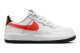 Nike Force 1 Low Smiley Swoosh Flash Crimson (IV5085-100) blanc 1