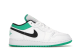 Jordan 1 Low Lucky Green Tumbled Leather GS (553560-129) weiss 3