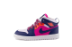 Jordan 1 Mid Fire Barely Grape PS (640737-602) bunt 1