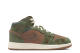 Jordan 1 Mid Treeline GS (FQ8101 200) bunt 4