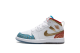 Jordan 1 Mid PS Nc To Chi School (FB2210-100) weiss 1