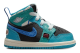 Jordan 1 Mid td School Anthracite Aquatone New Emerald Glacier Blue (FJ9480-004) bunt 2