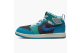 Jordan 1 Mid PS School Anthracite Aquatone New Emerald Glacier Blue (FJ9481 004) bunt 1