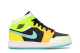 Jordan 1 Mid SE GS Green Aurora (BQ6931-037) bunt 3