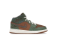 Jordan 1 Mid Treeline GS (FQ8101 200) bunt 2