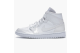 Jordan 1 Mid Triple Air Swoosh Patent (BQ6472-100) weiss 2