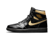 Jordan Air 1 Retro High Metallic Gold OG (555088-032) schwarz 3