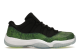 Jordan 11 Retro Low Green Snakeskin (528895-033) bunt 3