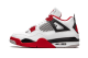 Jordan 4 Retro Fire GS 2020 (408452-160) weiss 2