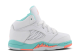 Jordan 5 Retro Light Aqua TD (725172-100) weiss 4