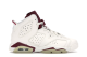 Jordan 6 Retro OG BG Maroon 2015 (836342-115) weiss 3