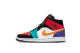 Jordan 1 Mid Bred Multi Color GS (554725-125) bunt 5