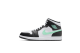 NIKE jordan White 1 Mid Green Glow (DQ8426-103) schwarz 1