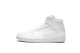 Jordan 1 Mid Triple Air Swoosh Patent (BQ6472-100) weiss 5