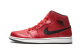 Jordan 1 Retro Mid Patent Gym (554724-602) rot 2