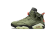 Jordan Travis Scott x 6 Retro GS Olive (CN1085-200) grün 3