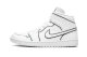 Jordan 1 Mid Iridescent Reflective SE Air (CK6587-100) weiss 2