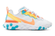 Nike React Element 55 Football Grey Hyper Crimson womens (BQ2728-011) weiss 2