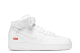 Nike Air Force 1 Mid x Supreme (FZ8784-100) weiss 6