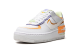 Nike Air Force 1 Shadow Low Peach Cream Lime (DX3718 100) weiss 5