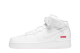 Nike Air Force 1 Mid x Supreme (FZ8784-100) weiss 5
