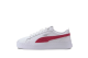 PUMA Smash Platform Leather Bright Rose (366487-20) weiss 2