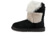 UGG Classic Short Patchwork Fluff Stay Warm Cozy Fleece Lined (1098071-BLK) bunt 2