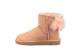 UGG Fluff Bow Mini Fleece Lined (1094967-SNTN) pink 2