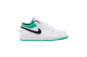 Jordan 1 Low Lucky Green Tumbled Leather GS (553560-129) weiss 4